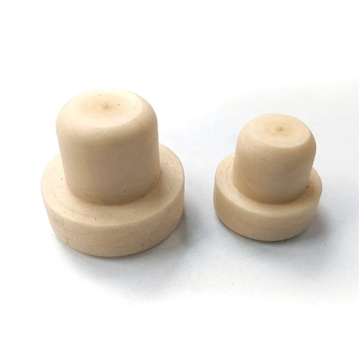 glass with cork stopper